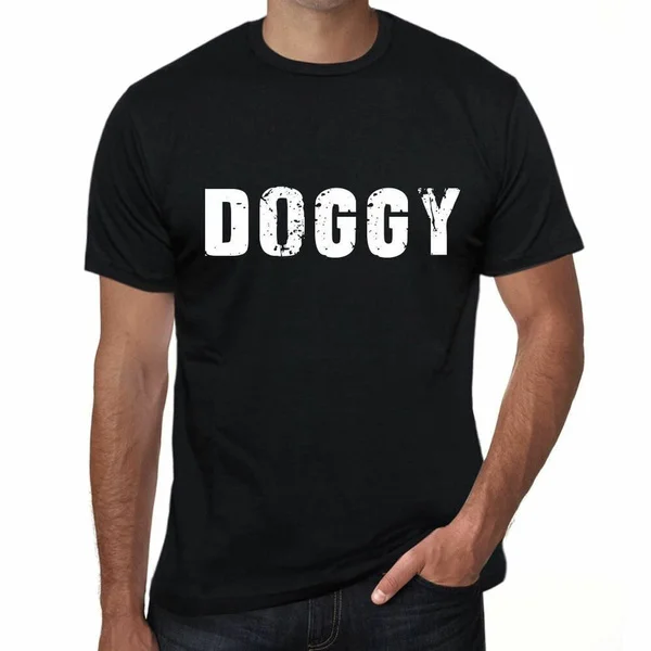 

Doggy mens t-shirt Black Birthday Gift 00553