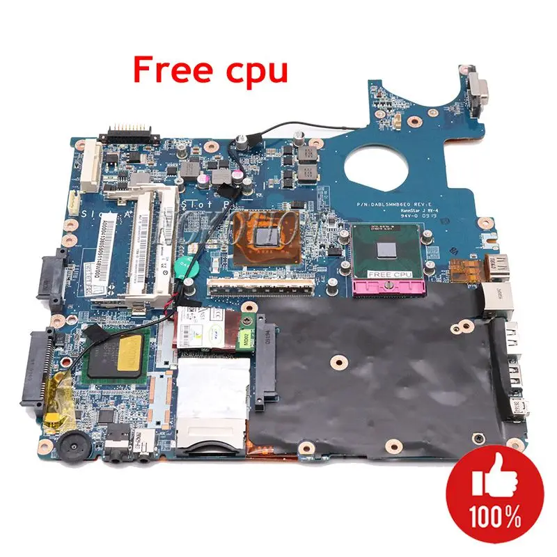 Материнская плата NOKOTION DABL5MMB6E0 A000034760 для ноутбука toshiba satellite P300 P350 PM45 DDR2 со слотом