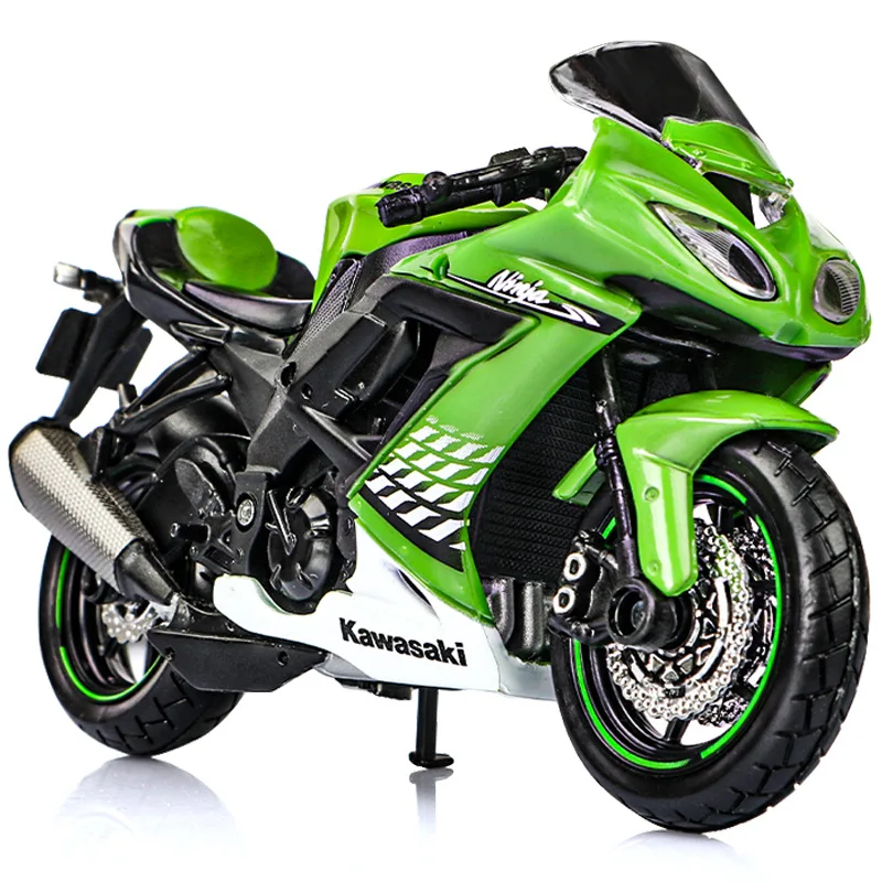 

1:18 Kawasaki Ninja ZX-10R Motorcycle Model Simulation Alloy Children's Toy Motorcycle Model