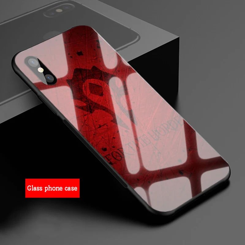 Wouws логотип World Of Warcrafts закаленное стекло для телефона чехол для iPhone 6 6plus 7 7 plus 8 8plus 5 5S SE X XS XR XS Max