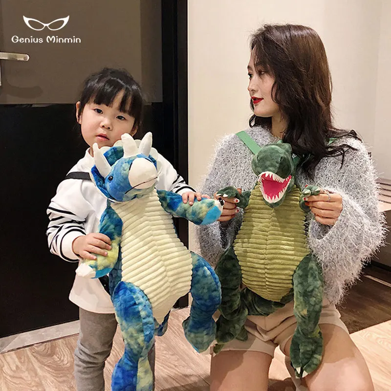 Оригинальный плюшевый Детский рюкзак высококачественный с динозавром и