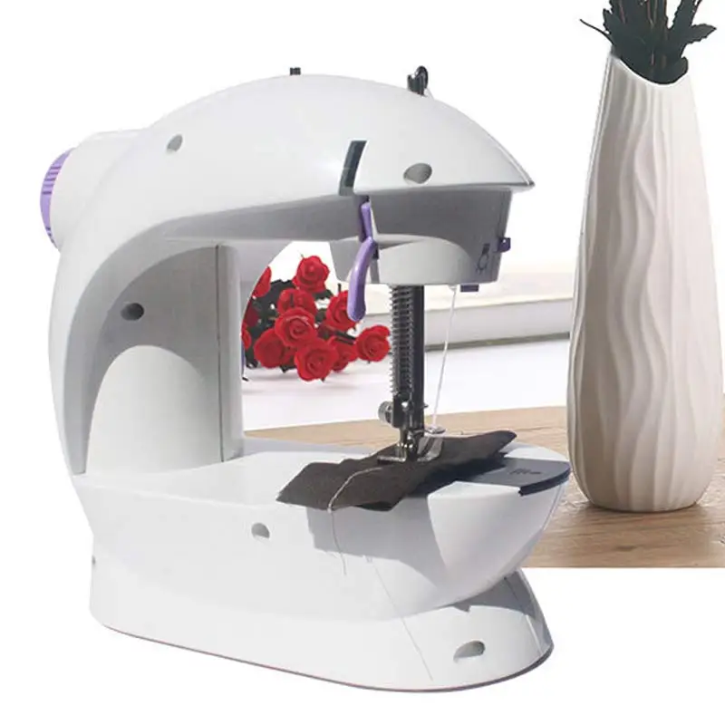 Мини швейные машины портативные двойные скорости двойная нить