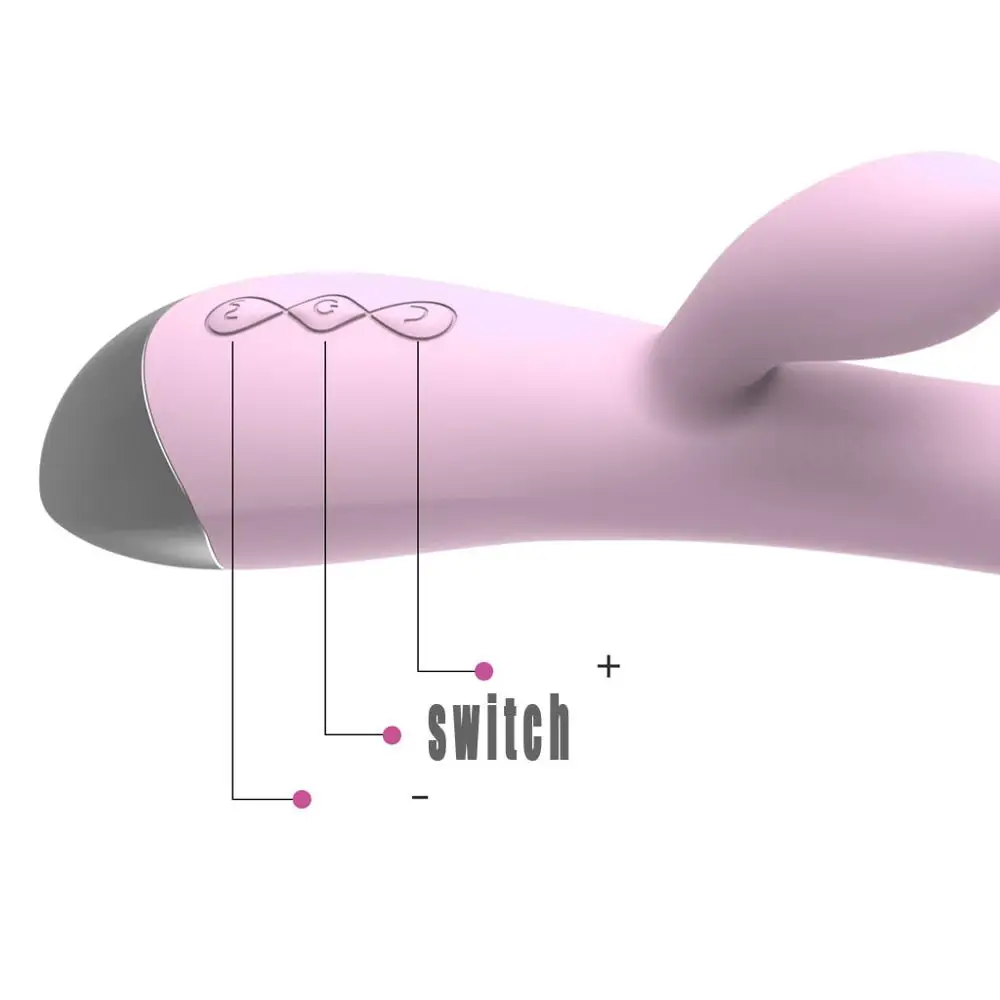 G Spot фаллоимитатор кролик вибратор для женщин с двойной головкой Массажер AV