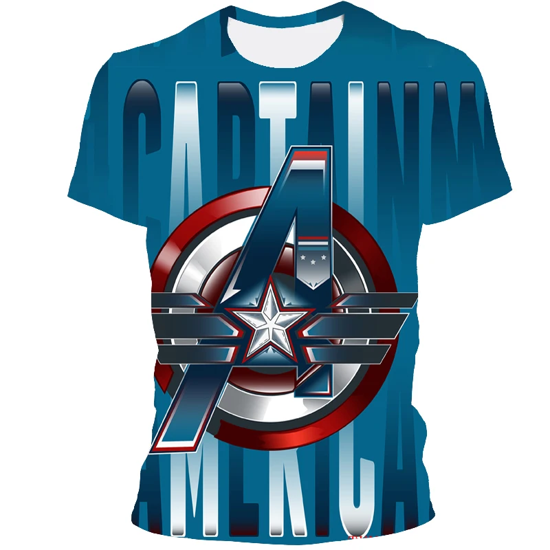 

2021 Men's Summer New Fashion 3D Printed Men's Short Sleeve T-Shirt Pattern Street Loose Casuals Short Sleeve