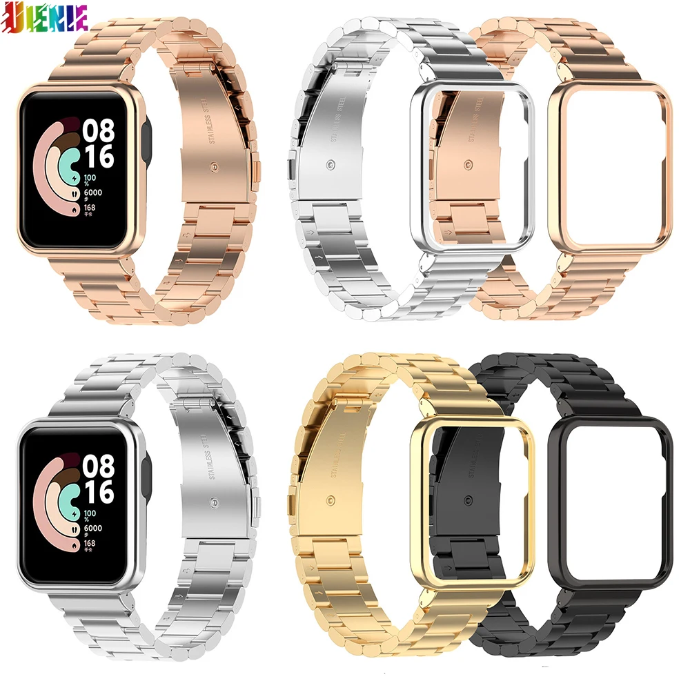 

Ремешок для Xiaomi Mi Watch Lite, металлический корпус, защитный чехол, браслет для часов Xiaomi Mi Watch Lite /Redmi, аксессуары для часов