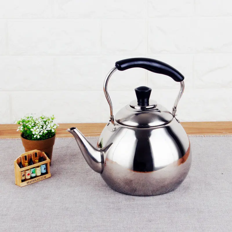 Stainless Steel Thickening Sounding Kettle Large Capacity Household Extra Thick Mini Teapot Gas Tetera Camp | Дом и сад