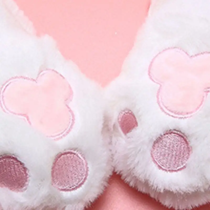Милая плюшевая шапка в виде мультяшных животных, Kawaii, подушка безопасности, подвижные прыгающие уши, шапка-ушанка с лапами для взрослых и детей