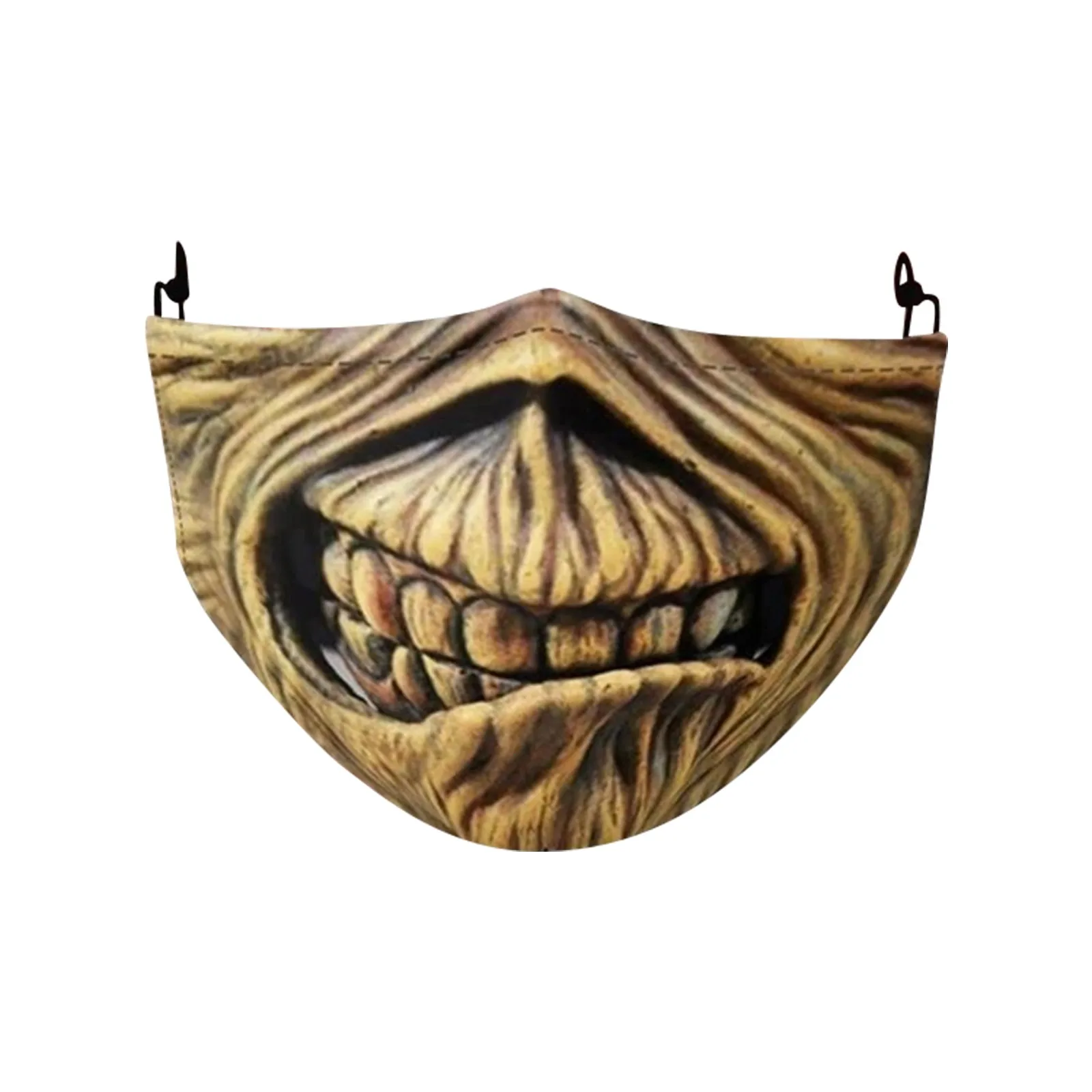 Halloween Horror Print Masks Reusable Mask Black Face Adult Cartoon Protection Protective Cosplay | Дом и сад