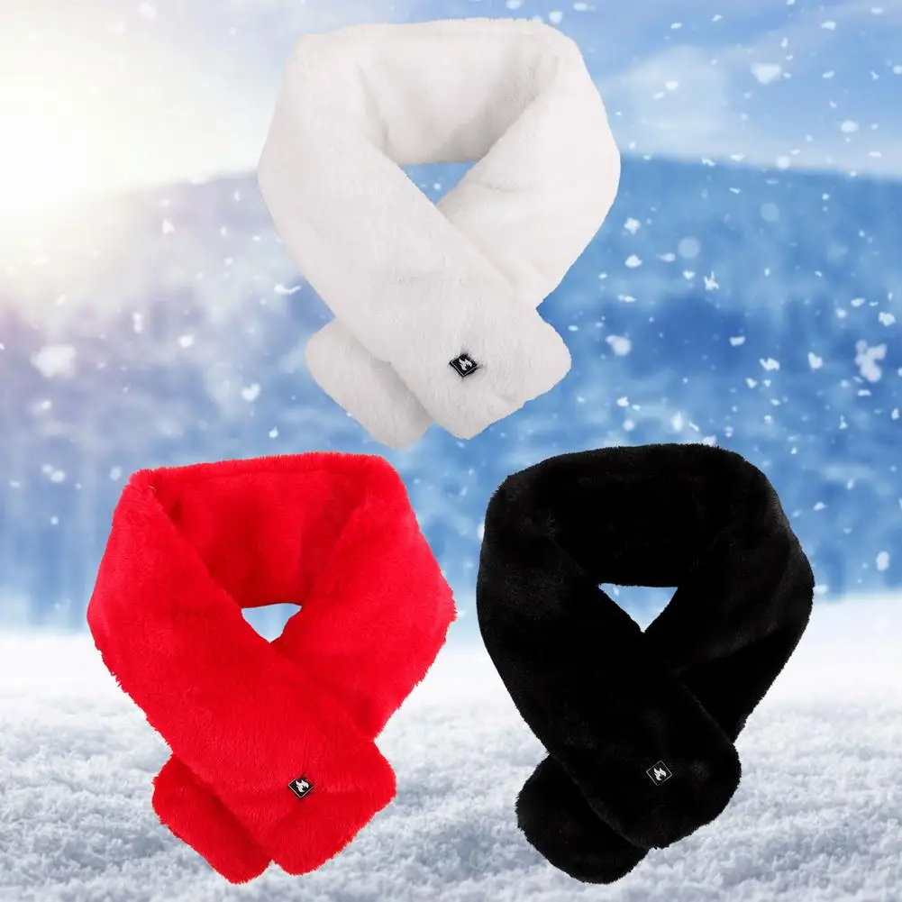 

Winter USB Heating Scarf - Heated Scarves With 3 Level Temperature Adjustable - Heated Neck Wrap Neck Warmer