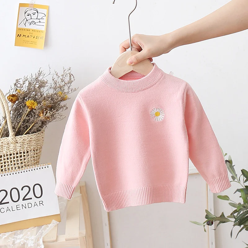 

Girls Sweater Kids Coat Outwear 2022 Lovely Plus Velvet Thicken Warm Winter Autumn Tops Fleece Birthday Cotton Kids Baby Childre
