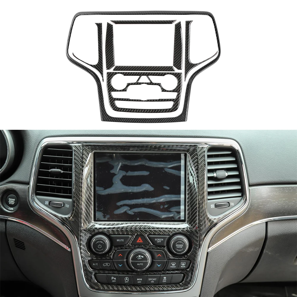 

Декоративная наклейка для Панели навигатора GPS центральной консоли, чехол для Jeep Grand Cherokee 2014 2015 2016 2017 2018, автомобильные аксессуары