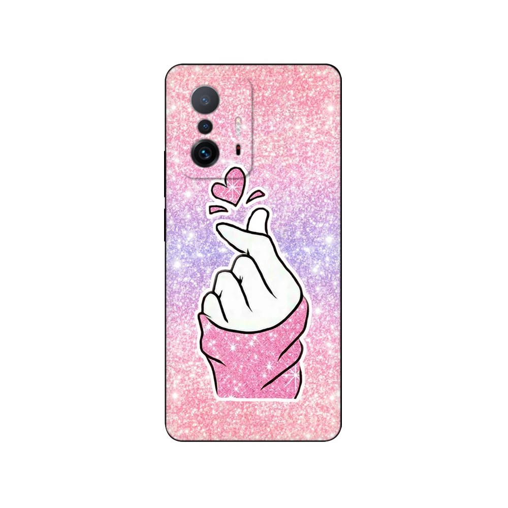For Xiaomi 11T Case For Xiaomi 11T Pro Soft Case Silicon Phone Back Cover Xiaomi11T mi 11 T 11TPro coque 6.67inch black tpu case