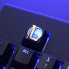Keycap League Of Legends (LOL), персональная рельефная металлическая клавиатура из цинкового сплава, механическая клавиатура R4, кнопка высоты