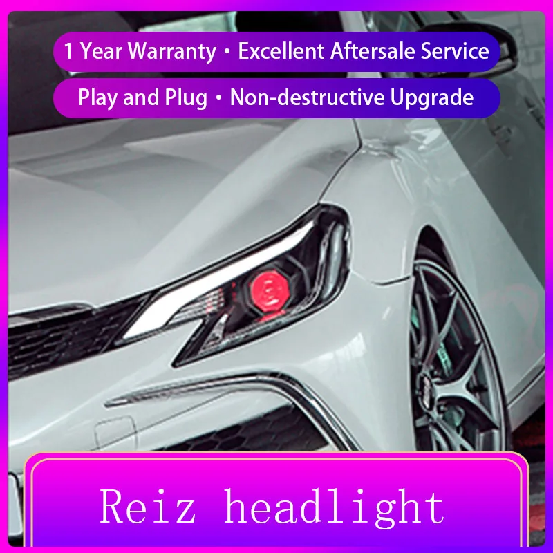 

Newest Design Head Lamp for Toyota Reiz Mark X LED Headlight 2014-2017 LED DRL Hid Bi Xenon