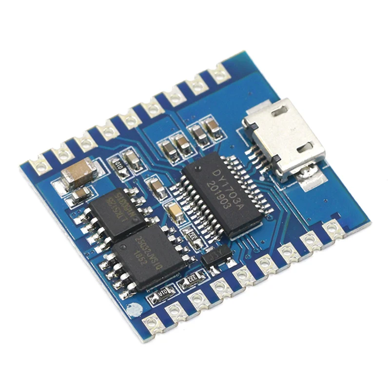 DY-SV17F аудио модуль мини MP3 плеер IO триггер USB скачать Flash голосовой | Обустройство