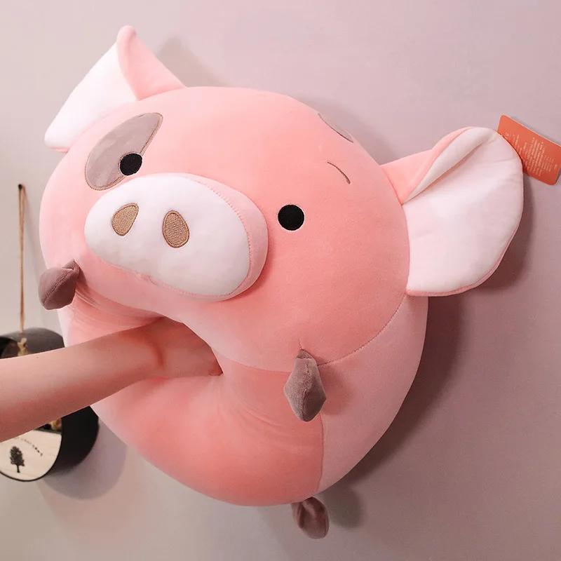 Плюшевые игрушки Kawaii свинка слон динозавр собака подушки для чтения животных