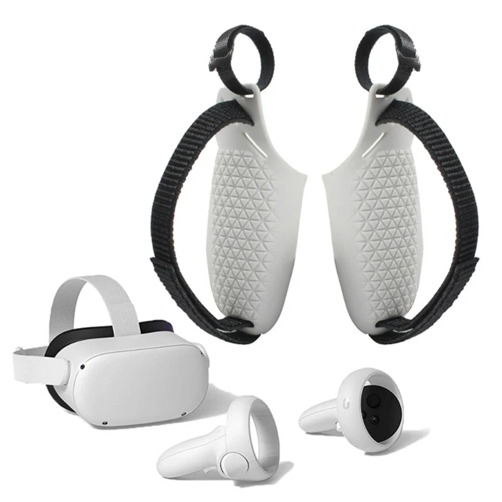 

Силиконовый защитный чехол для Oculus Quest 2 VR Touch Controller, защитный чехол с ремешком для суставов