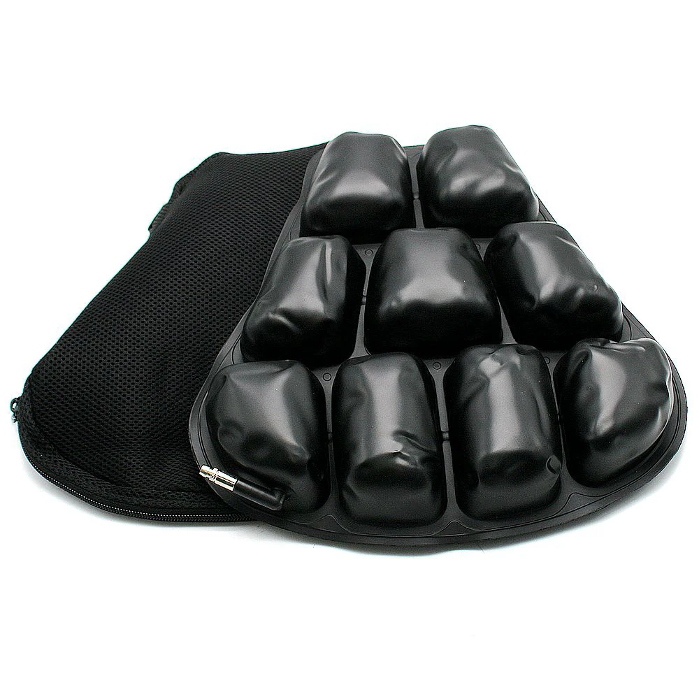 

Motorcycle 3D Comfortable Pressure Relief Airbag Air Cushion Seat Cover Pad For Cruiser Touring Saddles Bearing