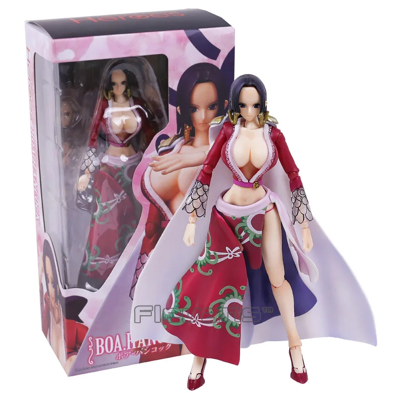 hancock MegaHouse переменные герои действия одна деталь Луффи Ace Зоро Сабо Law Nami Dracule Mihawk ПВХ фигурка Коллекционная модель игрушки - Цвет: hancock