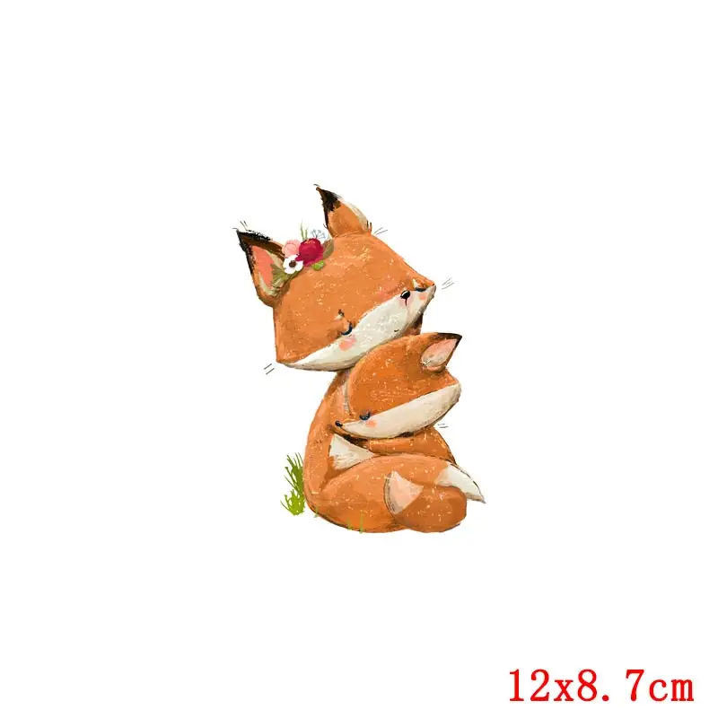 Prajna Loving Bear Thermal Transfers For Clothing Printed Animals Iron-On Vinyl Stickers Heat Transfer Clothes Patches Decor | Дом и сад