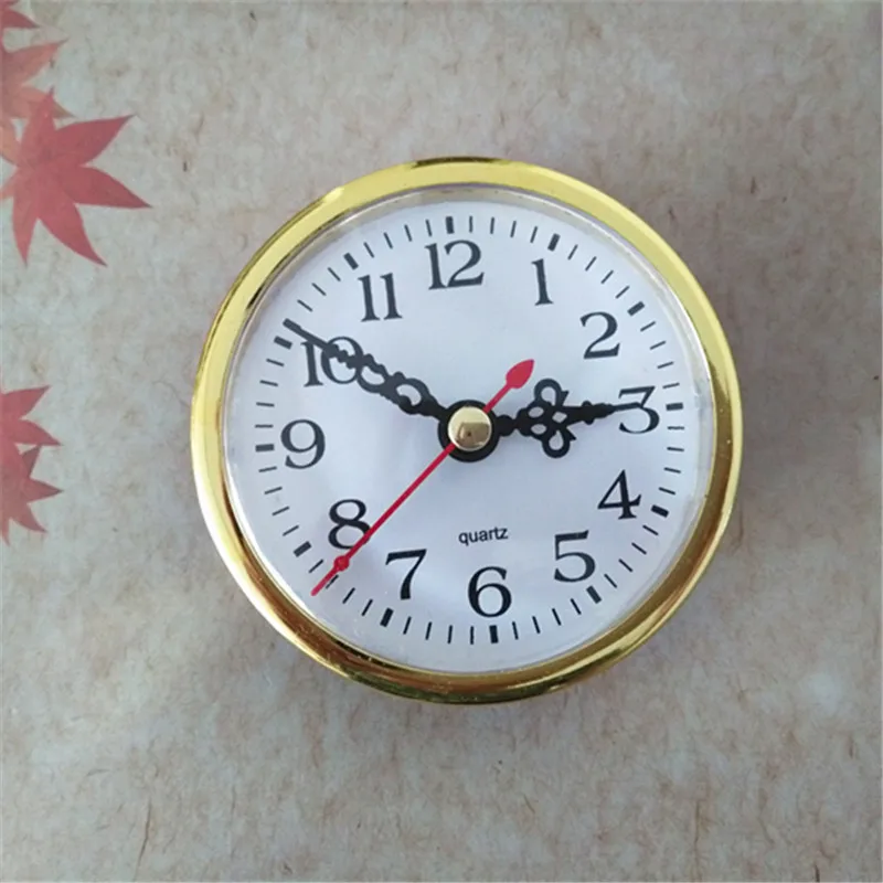 Круглые кварцевые часы со встроенной вставкой 80 мм с арабскими цифрами 2 шт. | Дом