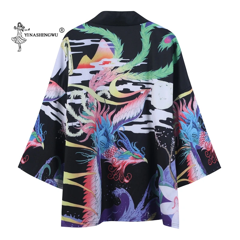 

Traditional Japanese Kimonos Cardigan Japanese Kimono Haori Yukata Asian Clothes Summer New Men Women Sunscreen Thin Loose