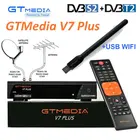 GTmedia V7 PLUS 100% оригинальный 2020 Новое поступление GTMEDIA V7 PLUS DVB-S2 DVB-T2 комбинированный спутниковый ТВ-приемник Поддержка H.265