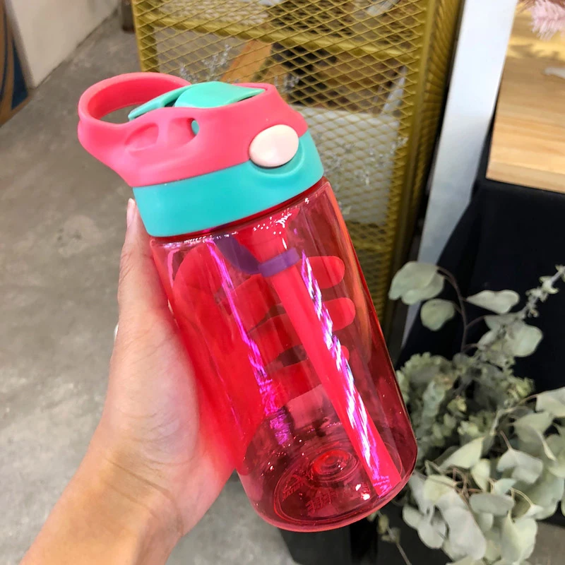 

Olerd 480ML High Quality Hot Sale Adult Children's Belly Bottle Drop-proof Bottle Student Plastic Personality Water Bottles