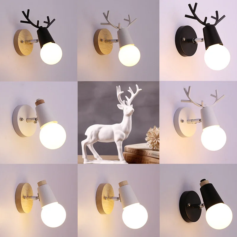 

modern led glass ball mirror light wall lights aplique luz pared bedroom lamp lustre living room lamp