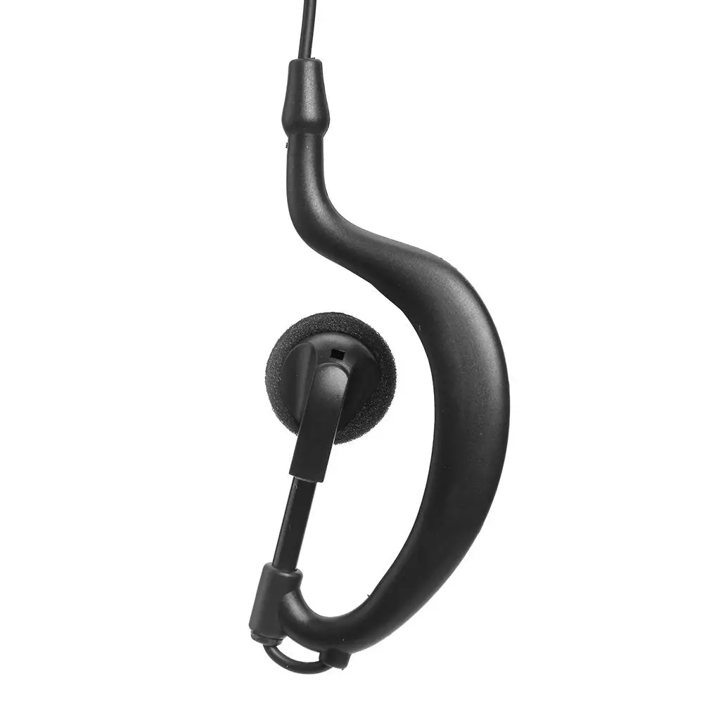 

1 Pin G Shape Earpiece Headset with PPT Mic for Yaesu Vertex Radio VX-6R 7R