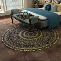 national style living room carpet retro bohemia pattern coffee table bedside area home carpet non slip children bedroom rug