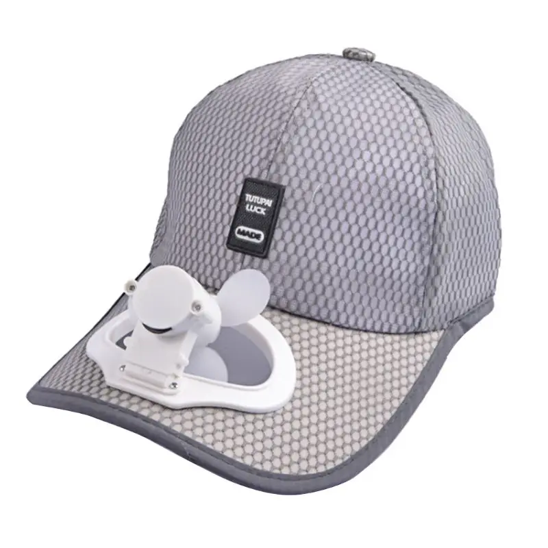 Unisex USB Charging Fan Baseball Cap Adults Summer Breathable Sunscreen Sun Hat for Outdoor Riding Hiking Climbing Dropship | Спорт и