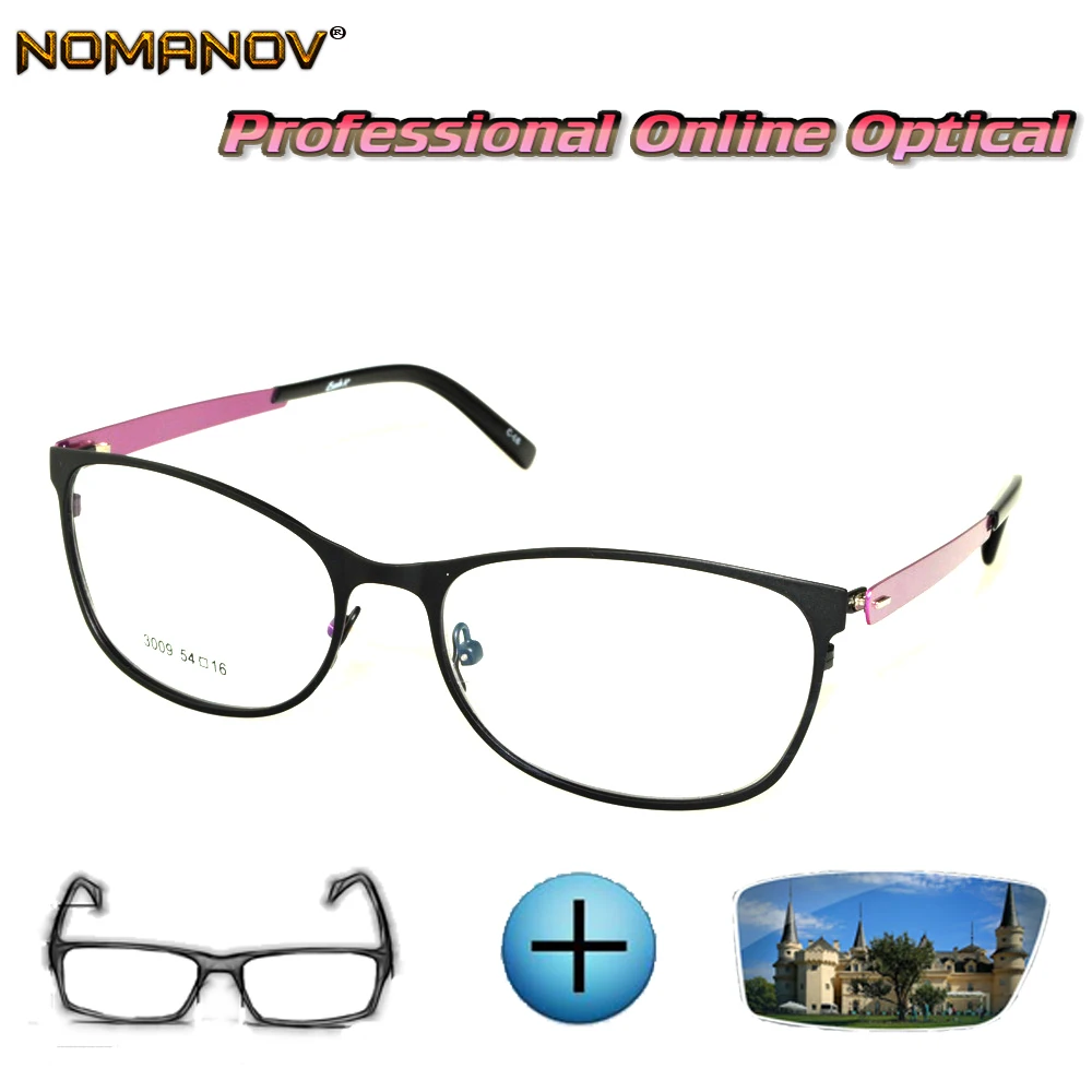 Изготовленные на заказ очки по рецепту оптические фотохромные для чтения при