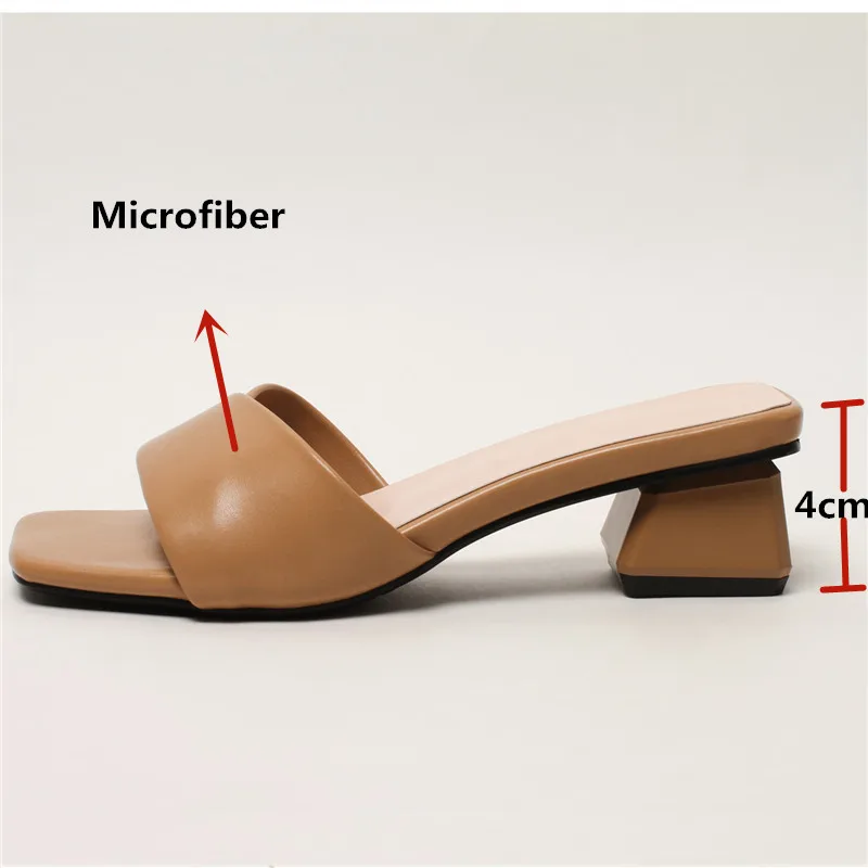 Женские босоножки с открытым носком FEDONAS черные на высоких каблуках повседневная