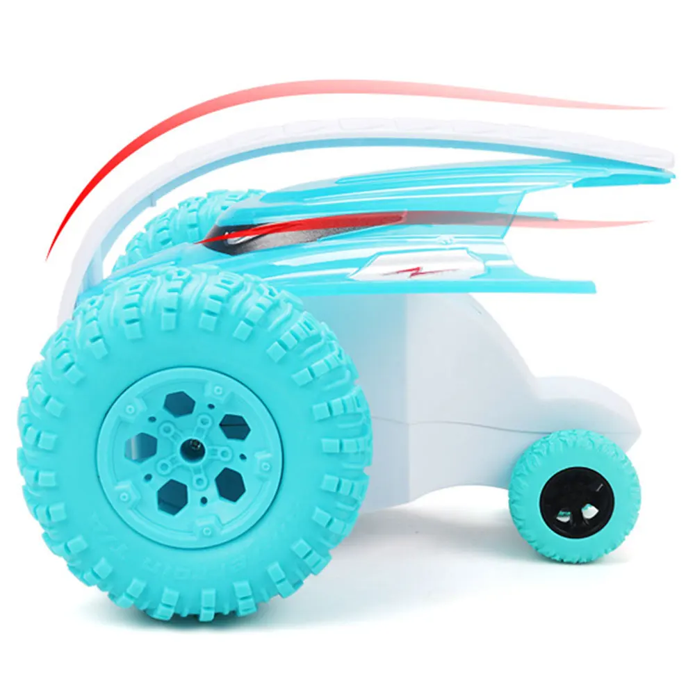 2 4 г мини Devil Fish RC трюк автомобиль прыгающий Багги мультфильм модель бездорожья