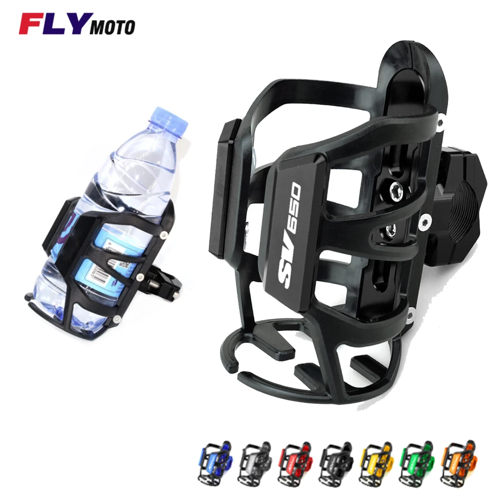 

For Suzuki SV650 SV650S SV 650 650S Moto Drink Cup Stand Holders Coffee Beverage Water Bottle Cage CNC Motorcycle Accessories
