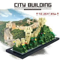 1202pcs small great wall beijing china building blocks diy educational toys famous architecture micro bricks for kids adults