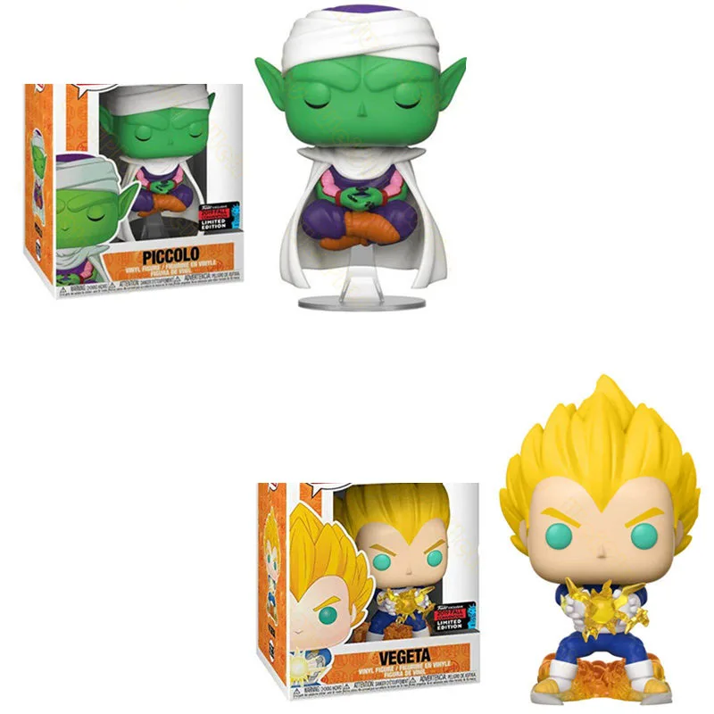 FUNKO Amine Dragon Ball 2019 NYCC VEGETA #669 маленький #670 виниловая экшн фигурка Коллекционная