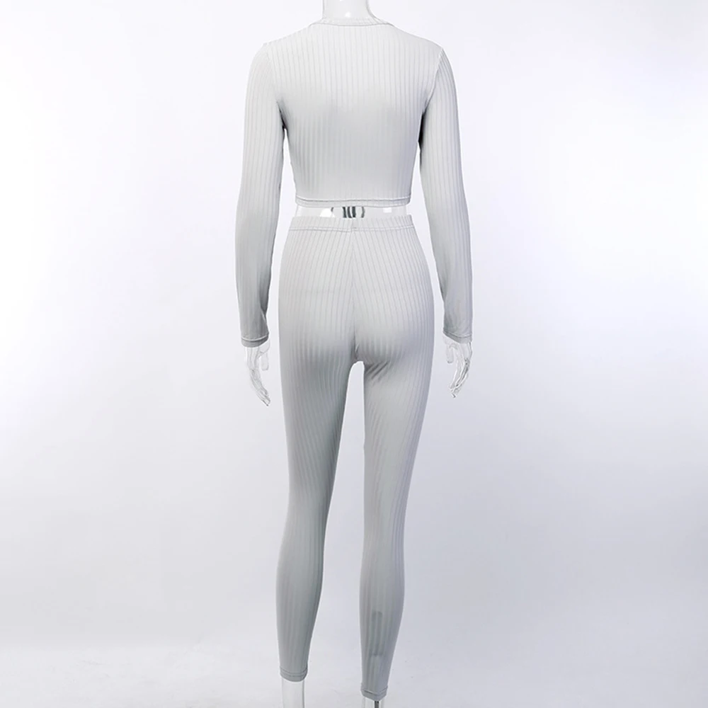 Женский повседневный комплект одежды из 2 предметов облегающие рубашки с