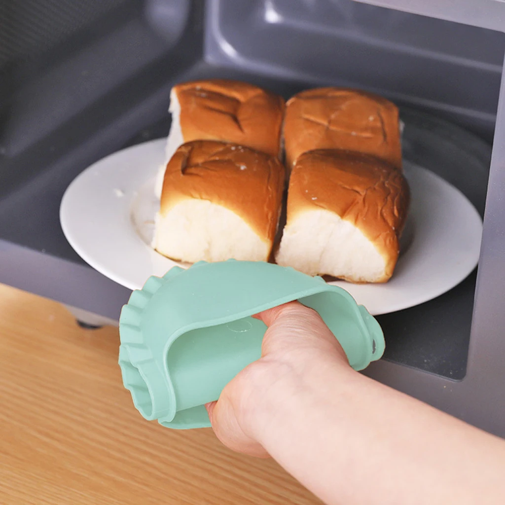 

Flexible Heat-proof Dish Hold Anti-slip Oven Mitts BBQ Kitchen Accessories