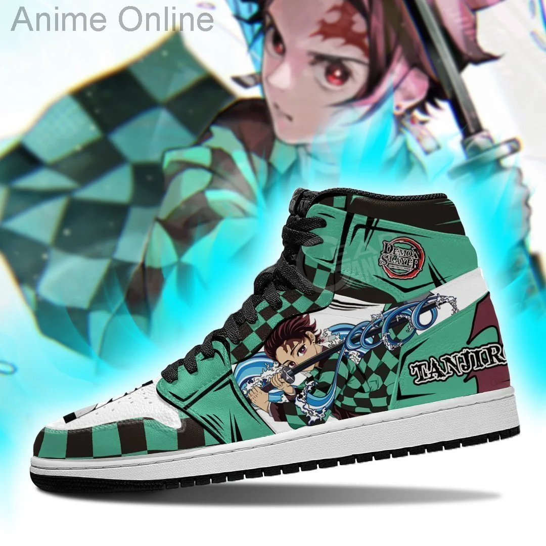 

Кроссовки Tanjiro, ботинки Water & Fire Demon Slayer, Аниме обувь на заказ