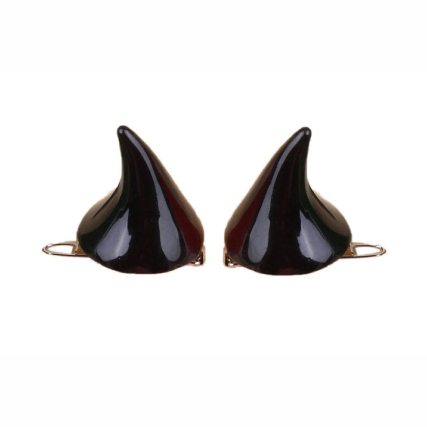 Милые рога для девочек заколка волос в готическом стиле маленький дьявол яркие