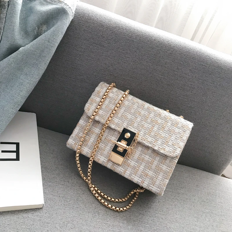 

New Woman Shoulder Bag Fashionable Simple Chain Messenger Bag High Quality Luxury Designer Handbag 2021 New Female Underarm Bag