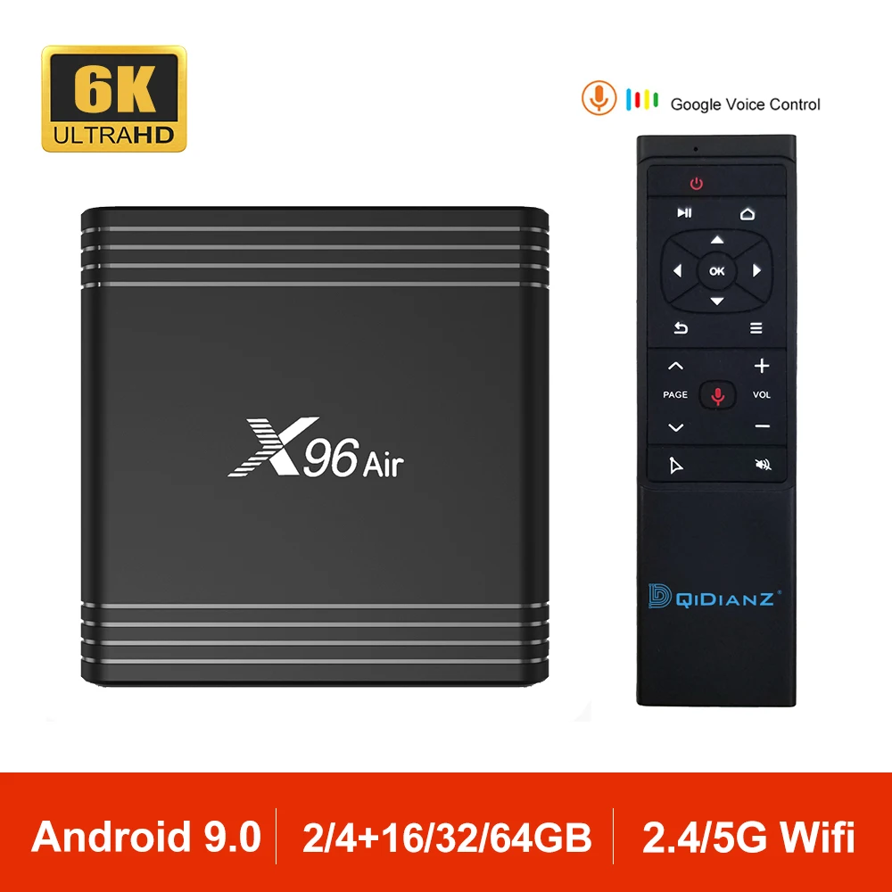 ТВ приставка X96 AIR Amlogic S905X3 4 ядра Android 9 0 2 ГГц|ТВ-приставки и медиаплееры| |