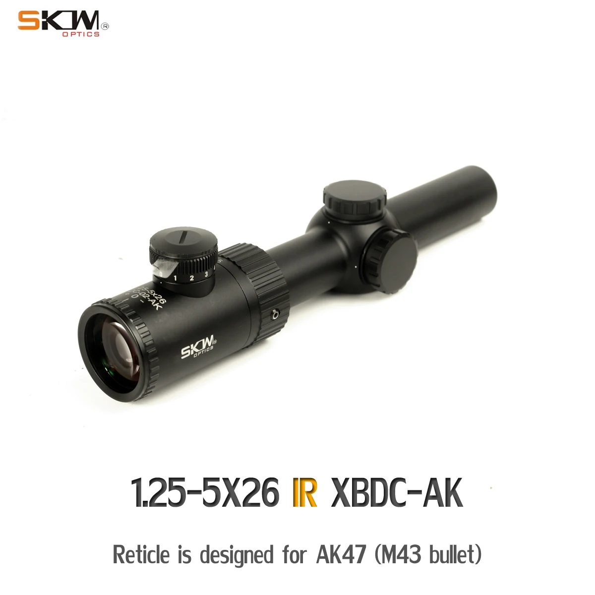 SKWoptics 1,25-5x26A тактические оптические Прицелы Охотничьи для АК AR, M4 прицел калашникового прицела BDC Сетка 30 мм кольца прицела