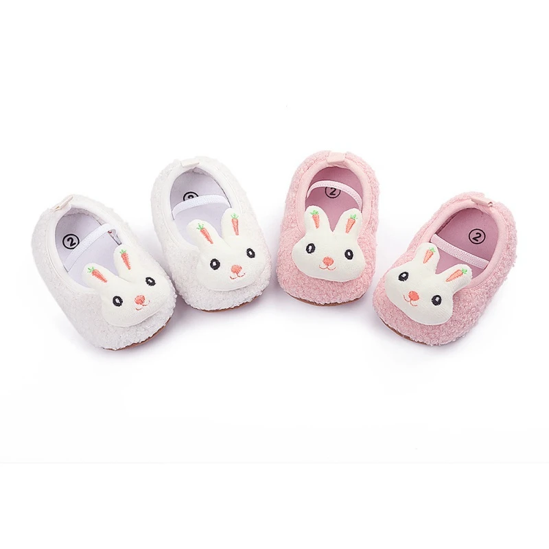 

Autumn And WinterBaby Boy Girl Warm Shoes Anti-Slip Casual Walking Cute Shoes Sneakers Soft Soled Lovely Toddler First Walkers
