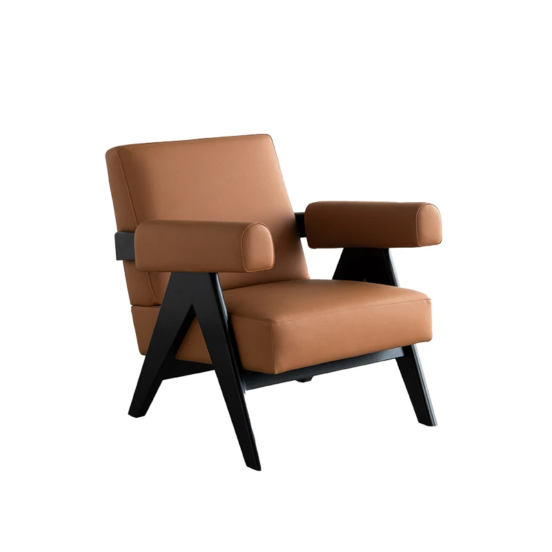 GY Nordic в античном стиле Деревянный Кресло для отдыха PJ дизайнерское кресло тихий