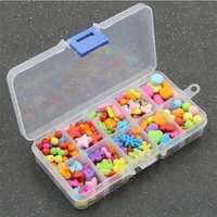1 box solid color acrylic beads for handmade diy necklace bracelet jewelry making spacer loose beads needlework accessories