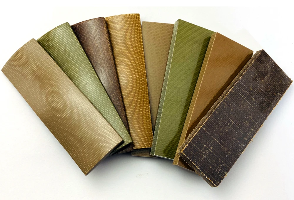 2 шт., материал для изготовления ручек для ножей «сделай сам», льняная миката, шаблонный материал для ручек, принадлежности для рукоделия, 120x40x8 мм