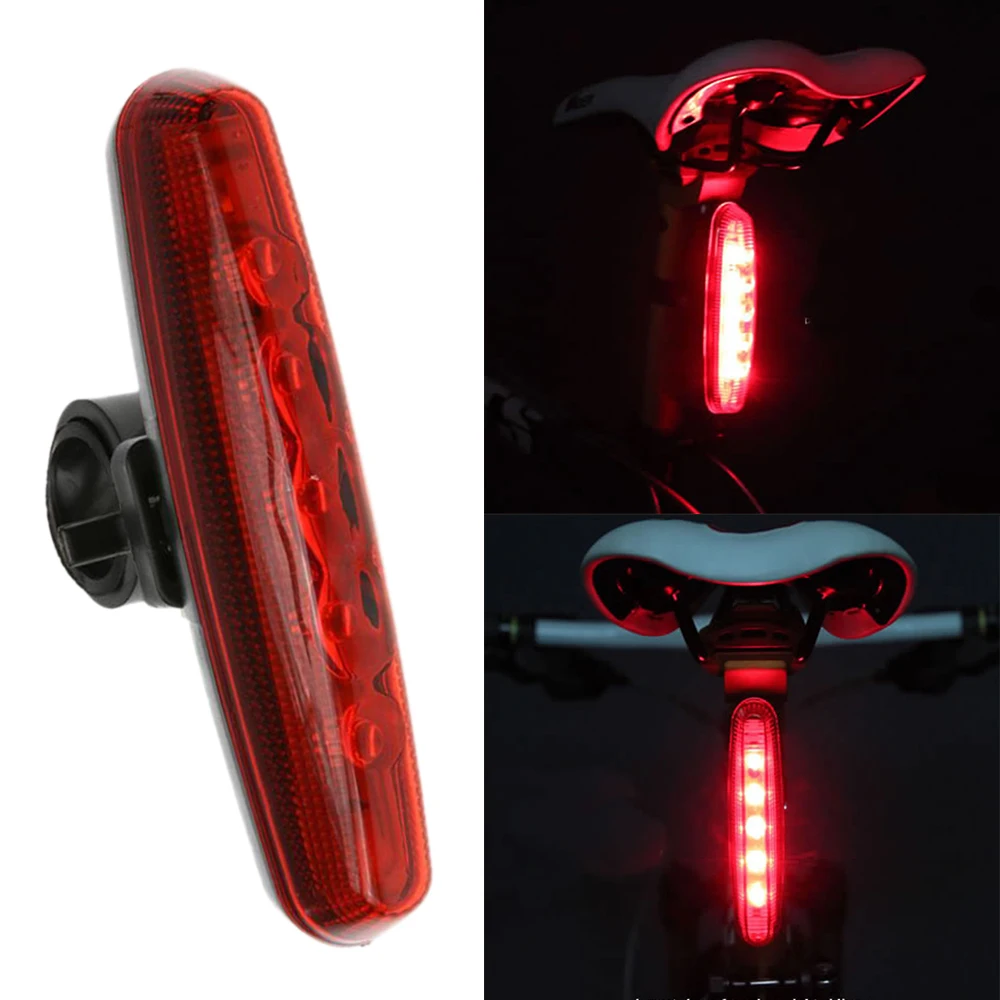 Bike Bicycle light Rechargeable LED Taillight USB Rear Tail Safety Warning Cycling light Portable Flash Light Super Bright